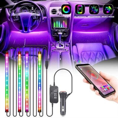 5050RGB LED Car Underfoot Atmosphere Light Belt