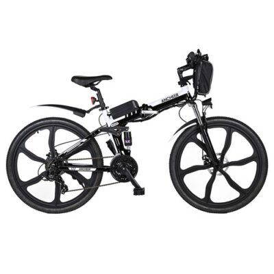 ANCHEER AM4142-L Electric Bike 250W 36V 8Ah Black White