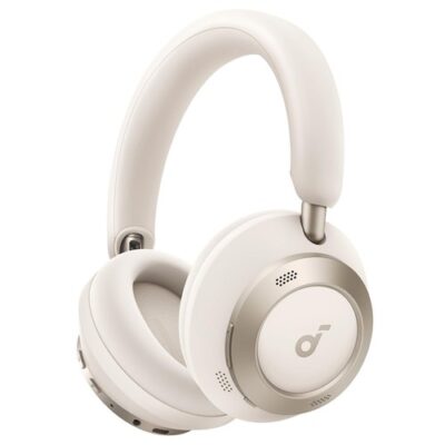 Anker Soundcore Space One Pro Adaptive ANC Headphones White