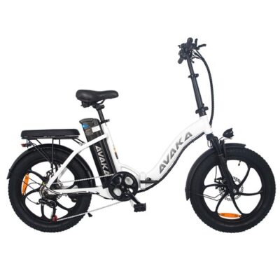 AVAKA BZ20 PLUS Electric Bike 20 Inch 500W 25KM/H 48V 18.2Ah White