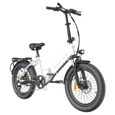 AVAKA K300 Folding Electric Bike 350W 36V 16Ah White