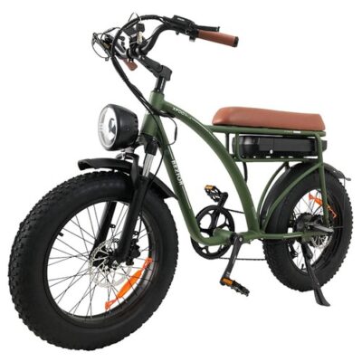 Bezior XF001 Plus E-Bike 20in 48V 17.5Ah 45km/h 1000W Motor Army Green