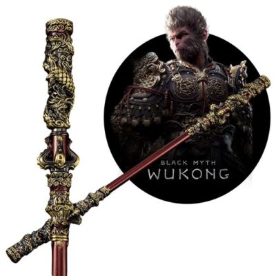 Black Myth Wukong Ruyi Golden Cudgel Model Metal Crafts Bronze