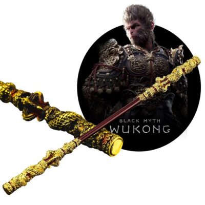 Black Myth Wukong Ruyi Golden Cudgel Model Metal Crafts Golden