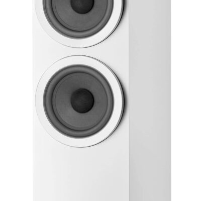 Bowers & Wilkins - 700 Series 3 Floorstanding Speaker with 1" Tweeter and Two 5" Bass drivers (Each) - White