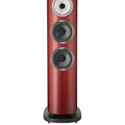 Bowers & Wilkins - 800 Series Diamond 1" Diamond Tweeter, 5" Midrange, Dual 6.5" Woofer Floorstanding Speaker (each) - Rosenut