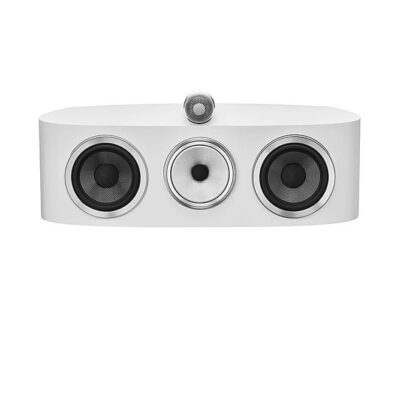 Bowers & Wilkins - 800 Series Diamond 1" Diamond Tweeter, 5" Midrange, Dual 6.5" Woofer Center Channel Speaker (each) - White