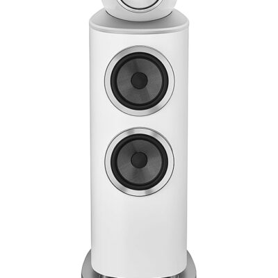 Bowers & Wilkins - 800 Series Diamond 1" Diamond Tweeter, 6" Midrange in Turbine Head, Dual 8" Woofer Floorstanding Speaker (each) - White