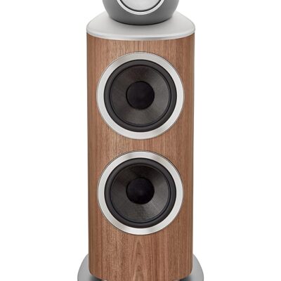 Bowers & Wilkins - 800 Series Diamond 1" Diamond Tweeter, 6" Midrange in Turbine Head, Dual 10" Woofer Floorstanding Speaker (each) - Walnut