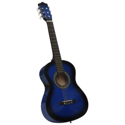 Classical Guitar for Beginner and Kids Blue 1/2 34"