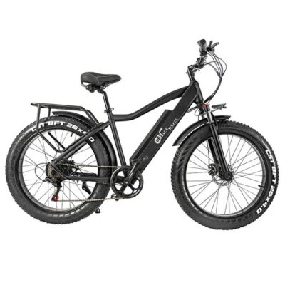 CMACEWHEEL J26 Electric Bike 26*4.0'' Tire 750W Motor Black