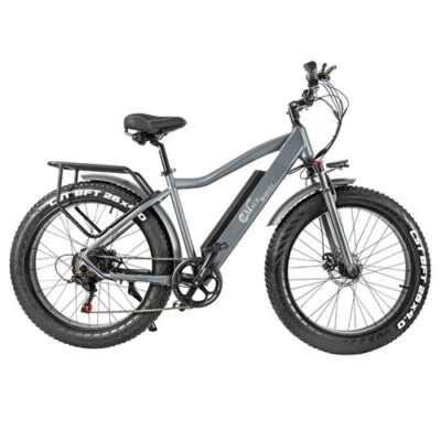 CMACEWHEEL J26 Electric Bike 26*4.0'' Tire 750W Motor Silver Grey