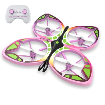 Contixo - RC Light up Butterfly Drone - Pink