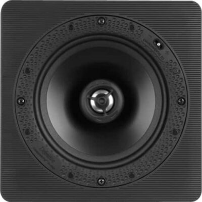 Definitive Technology - DI Series 6-1/2" Square In-Ceiling Speaker (Each) - White