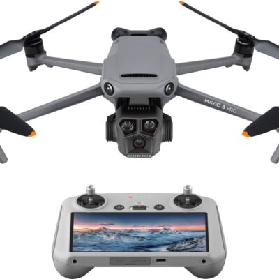 DJI - Mavic 3 Pro Drone and RC Remote Control with Built-in Screen - Gray