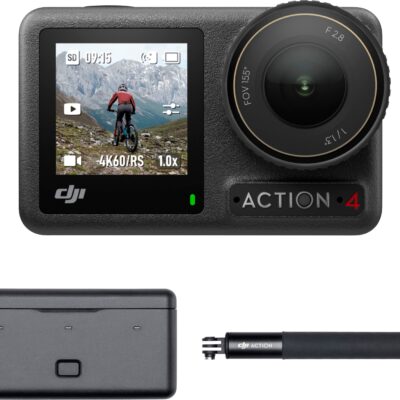 DJI - Osmo Action 4 4K Action Camera Adventure Bundle - Gray