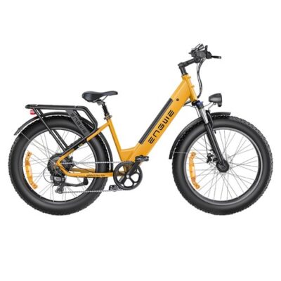 ENGWE E26 Electric Bike Step-thru 48V 16AH 250W Motor 25km/h Yellow