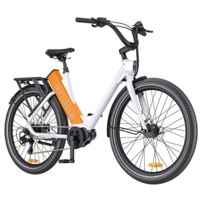 ENGWE P275 ST Electric Bike - White Orange