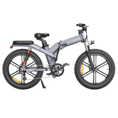 ENGWE X26 E-Bike 1000W Motor 50Km/h 19.2Ah&10Ah Dual Battery Grey