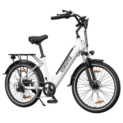 ESKUTE C100 Electric Bike 250W/10.4Ah White