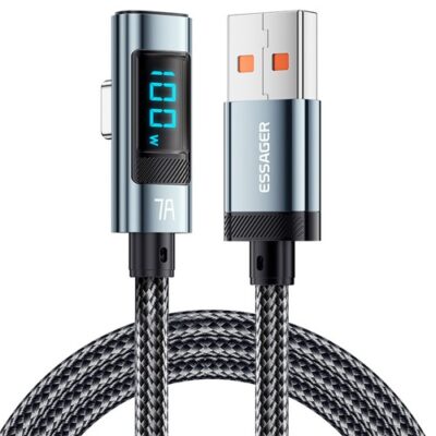 ESSAGER 100W USB-A to Type-C Charging Cable 1m