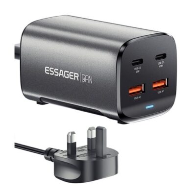 ESSAGER 67W GaN Desktop Charger UK Plug