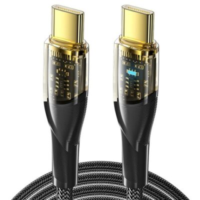 ESSAGER PD 100W Type C to Type C Charging Cable 1m