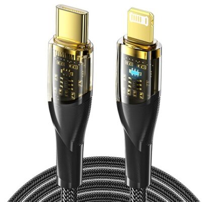 ESSAGER PD 30W Charging Cable 1m Black