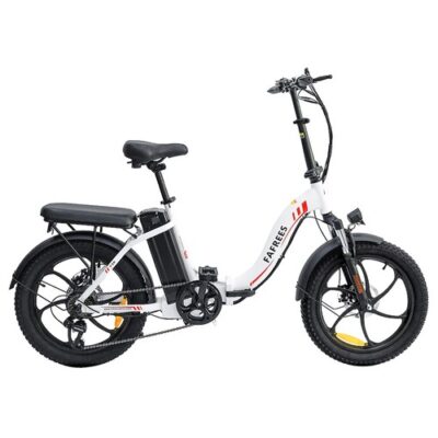 Fafrees F20 Electric Bike 20 Inch Folding Frame E-bike - White