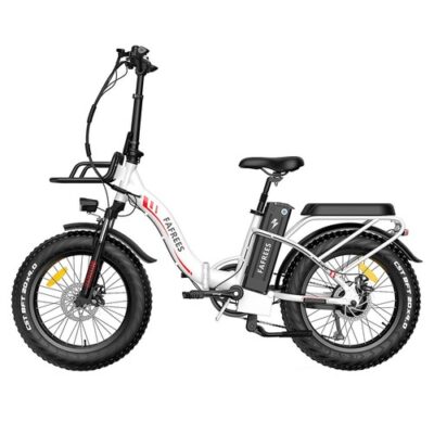 Fafrees F20 Max Electric Bike 20in 25Km/h 48V 22.5AH 500W Motor White