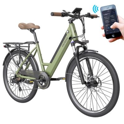 Fafrees F26 Pro 26'' Step-through City E-Bike Green