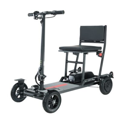 Freejoyer F7 Pro Four-wheel Electric Scooter with Seat Black