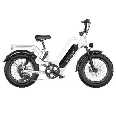 G-FORCE RS ST 750W 48V 15.6AH Electric Bike White