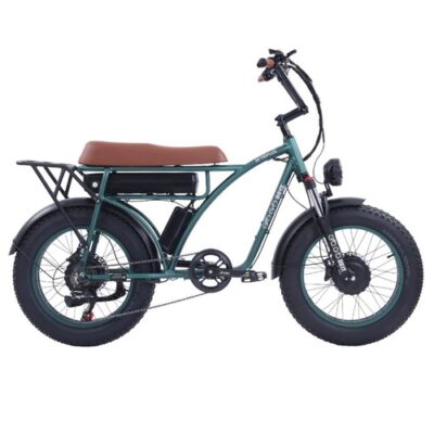 GOGOBEST GF750 Plus E-Bike 20 inch 50km/h 48V 17.5Ah Dual Motor Green