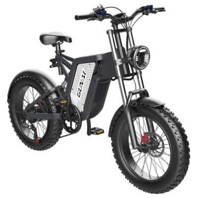 GUNAI MX25 Electric Bike 20 Inch 48V 25Ah 50km/h 1000W Motor - Black