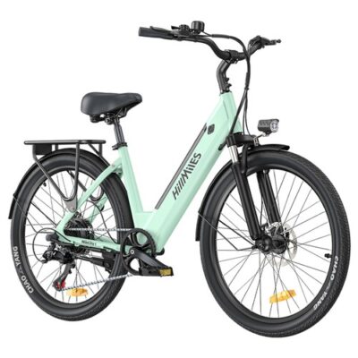 HillMiles MileCity1 Electric Bike 250W 36V 13AH Green