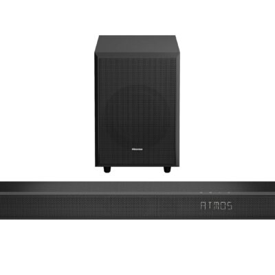 Hisense - 3.1.2 Dolby ATMOS Soundbar with Wireless Subwoofer - Black