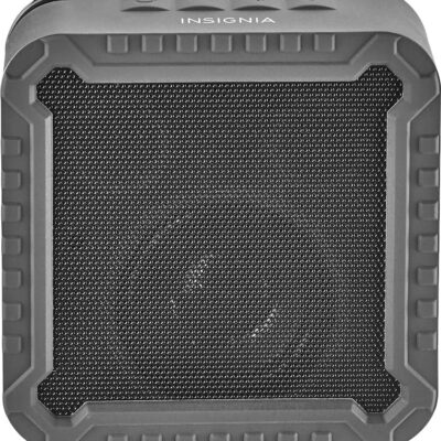 Insignia™ - Rugged Portable Bluetooth Speaker - Black