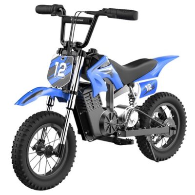 isinwheel A12 Kids Electric Dirt Bike 350W 36V 5.2AH Blue