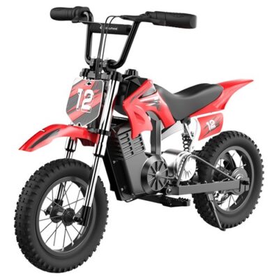 isinwheel A12 Kids Electric Dirt Bike 350W 36V 5.2AH Red