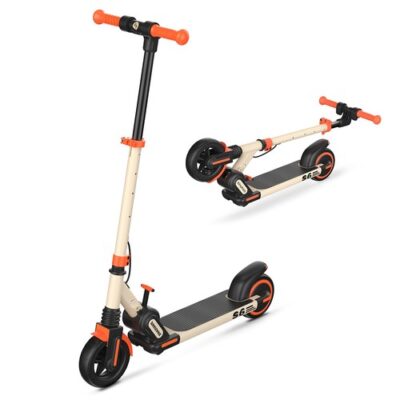 isinwheel S6 Kids Folding Electric Scooter 150W 21.6V 5Ah Orange