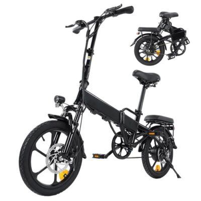 isinwheel U3 Electric Bike 500W 36V 7.8Ah Black