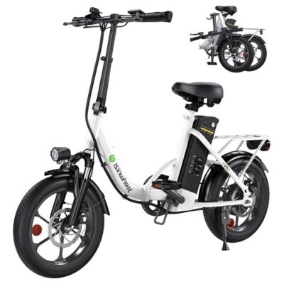 isinwheel U4 Electric Bike 500W 36V 10.4Ah White