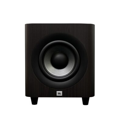 JBL - Studio 650P 10" 1000W Subwoofer - Dark Wood