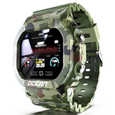 LOKMAT OCEAN Bluetooth Smartwatch 1.14 inch TFT Touch Screen Green