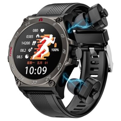 LOKMAT TIME GT 2-in-1 Smartwatch with TWS Earphones