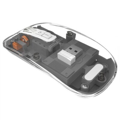 M033 Transparent Wireless Mouse Grey