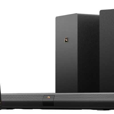 Nakamichi - Shockwafe 7.2.4Ch 1000W Soundbar System with Dual 8” Wireless Subwoofers, Dolby Atmos, eARC and SSE MAX - Black