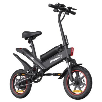 NIUBILITY B14S Electric Bike 400W Motor 48V 15Ah 32km/h Speed Black