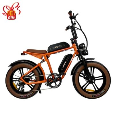 PVY X20 Electric Bike 1000W Motor 30Ah 200km Range Orange